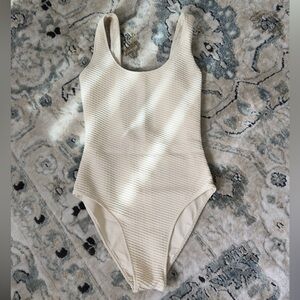 Cream Anine Bing
Jace one-piece swimsuit.